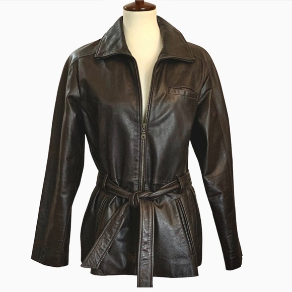 Colebrook Women's Genuine Leather Jacket Size S
